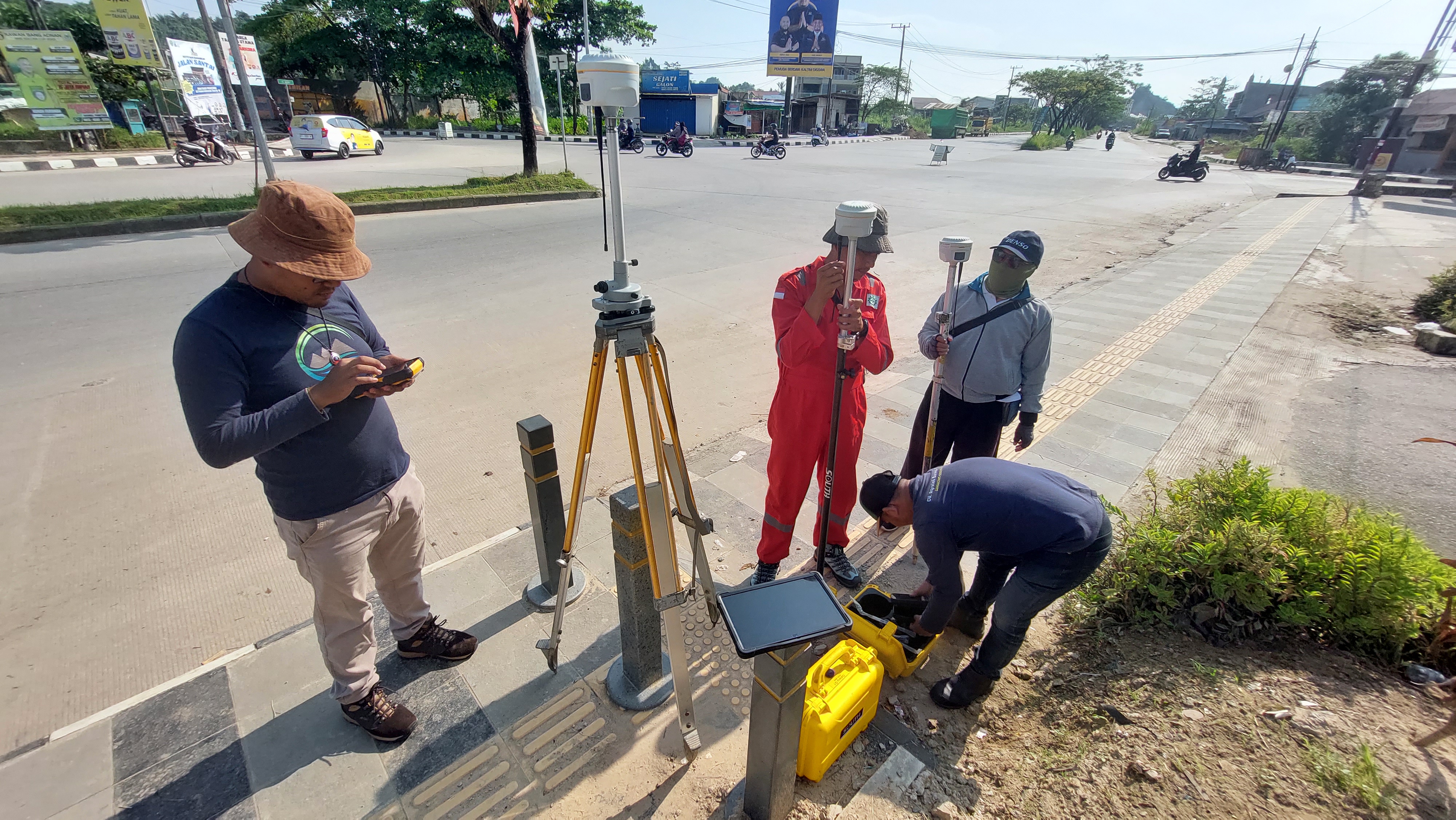 Survey GPS medan jalan Agratek Surveyor Indonesia