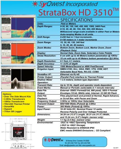 Spesifikasi Stratabox Syqwest Hd 3510